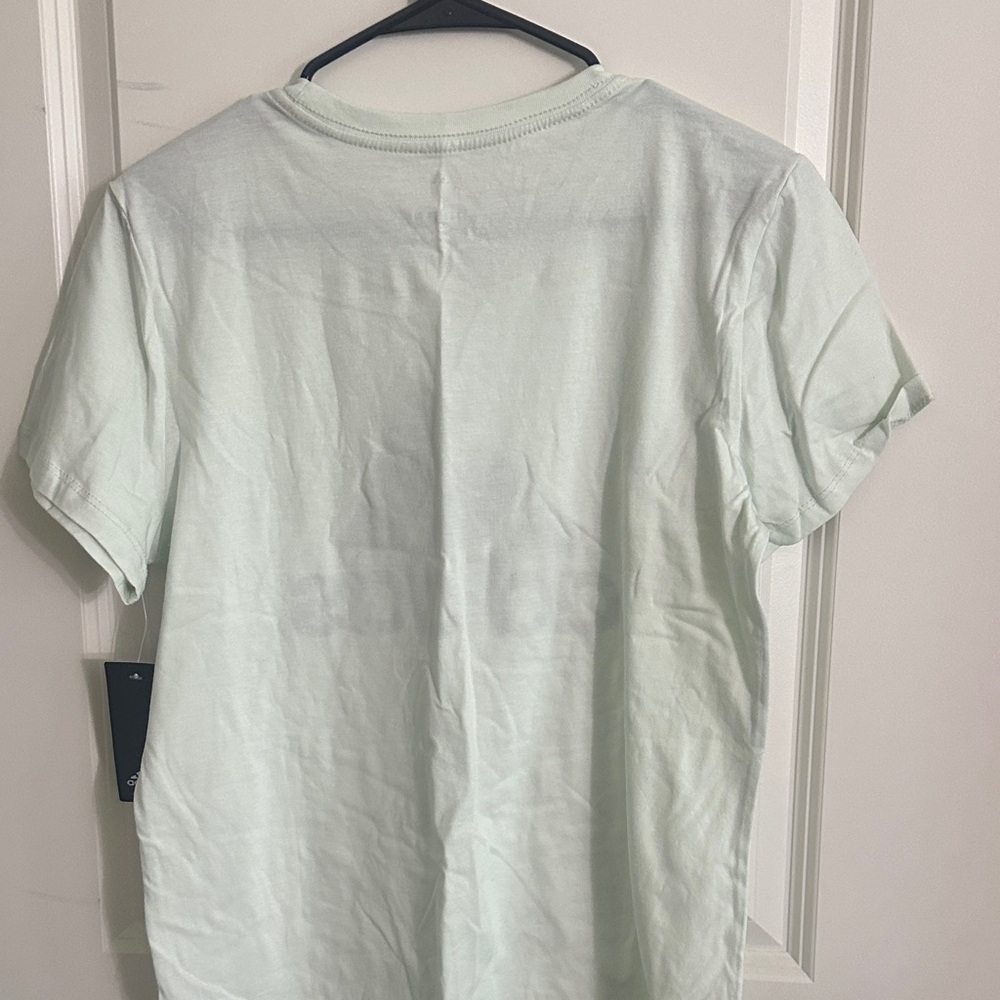 adidas Light Mint Graphic Logo Tee - Picture 4 of 4